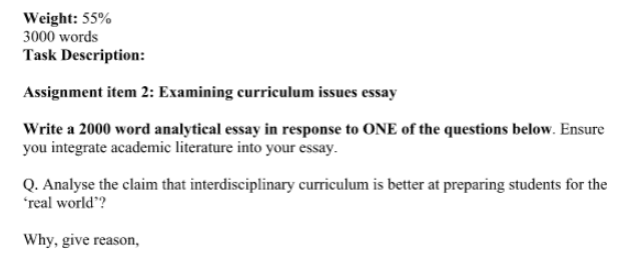 Critical analyses Assignment Sample